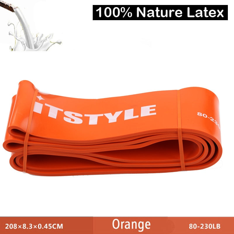 ITSTYLE Resistance Bands 208CM 8 Level Crossfit latex Loop Strap Expander Power Lifting Rubber Pull Up Strengthen Muscles Rope