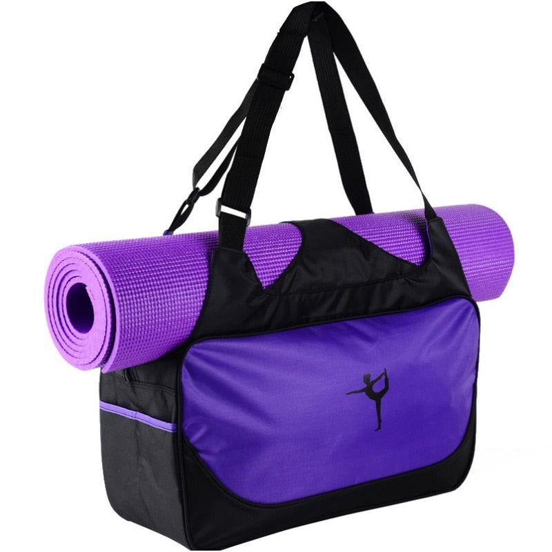 Large Yoga Sport Bag Clothes Backpack Men Women Shoulder Waterproof Yoga Pilates Mat Case Bag Carriers Gym Without Mat