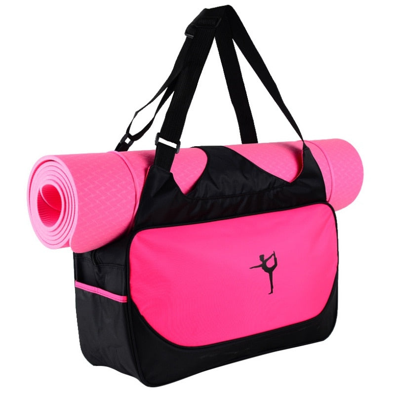 Large Yoga Sport Bag Clothes Backpack Men Women Shoulder Waterproof Yoga Pilates Mat Case Bag Carriers Gym Without Mat