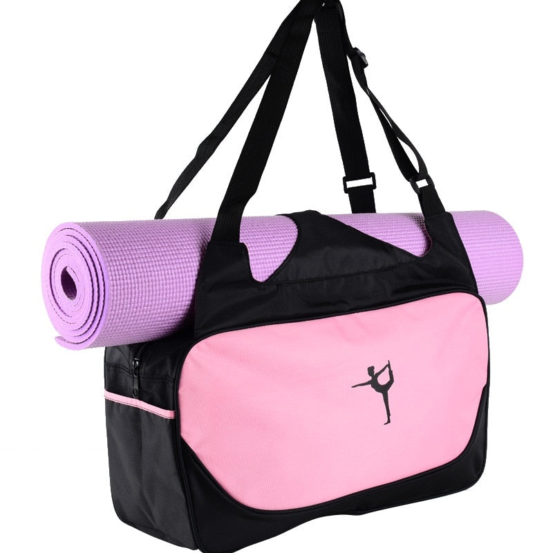 Large Yoga Sport Bag Clothes Backpack Men Women Shoulder Waterproof Yoga Pilates Mat Case Bag Carriers Gym Without Mat