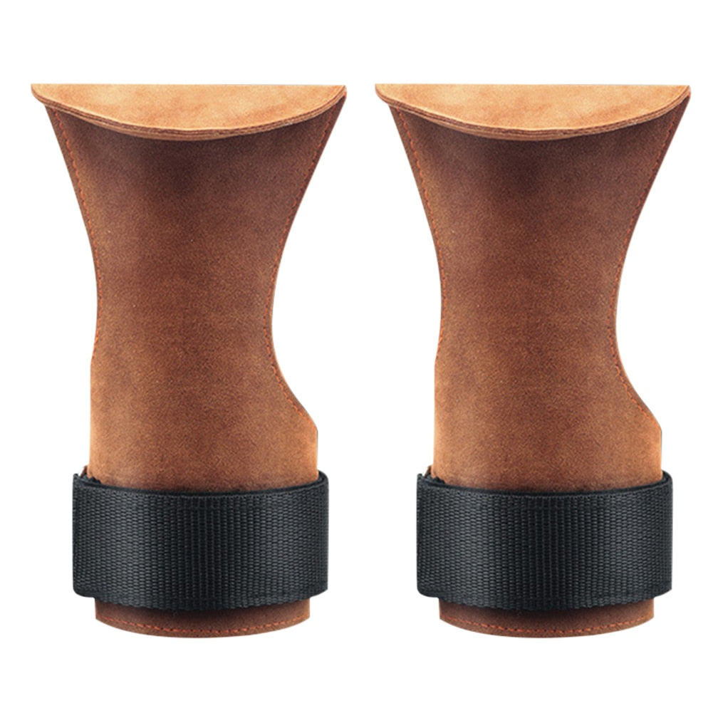 1 Pair Lifting Grip Gloves for Bodybuilding Weight Lifting Training Strength Fitness Sports Hand Protector Grips for Men Women