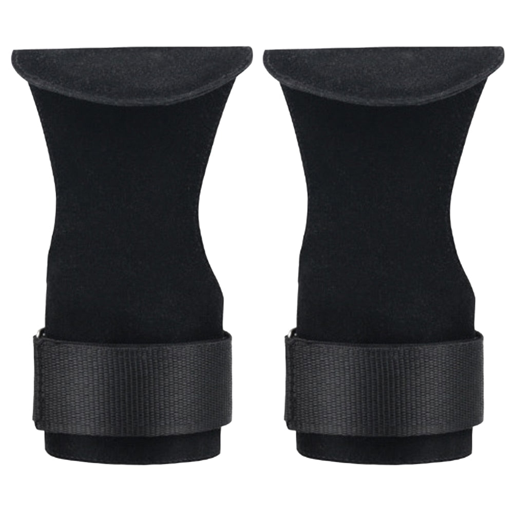 1 Pair Lifting Grip Gloves for Bodybuilding Weight Lifting Training Strength Fitness Sports Hand Protector Grips for Men Women
